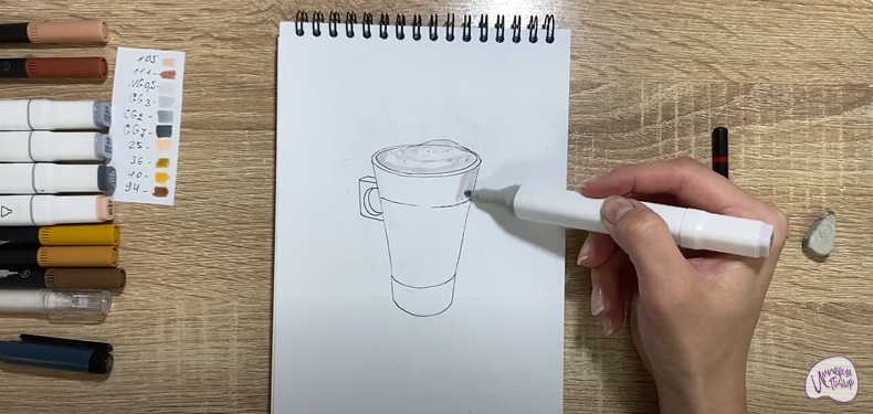 Рисуем Раф кофе