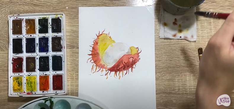 Рисуем Рамбутан