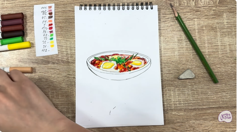Рисуем Шакшука