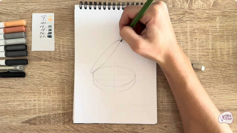 Рисуем Пудра для лица