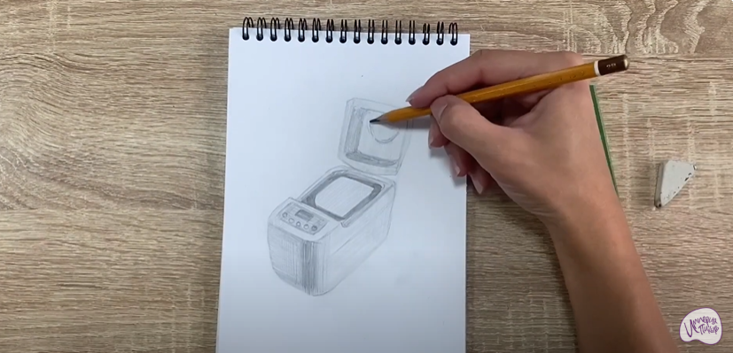 Рисуем Хлебопечка