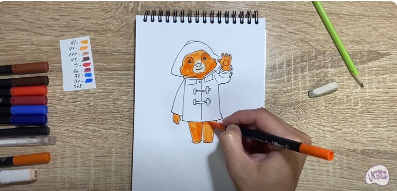 Рисуем Паддингтон