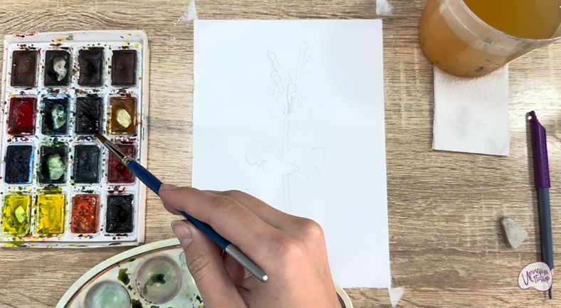 Рисуем Яснотка