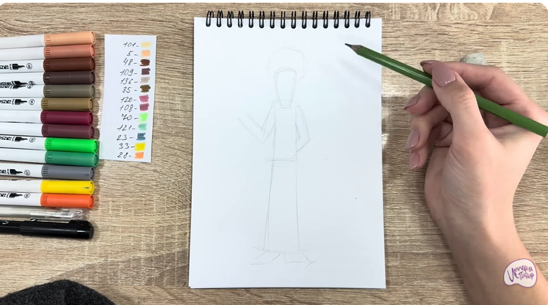 Рисуем Док Динозавров из «Доктор Динозавров»