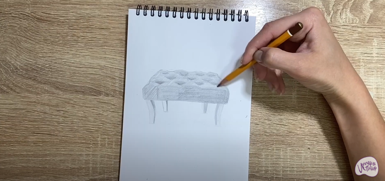 Рисуем Банкетка