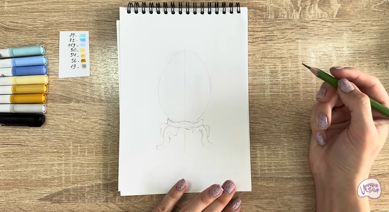 Рисуем Яйцо Фаберже