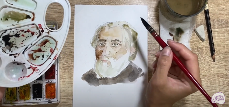 Рисуем Иван Сергеевич Тургенев