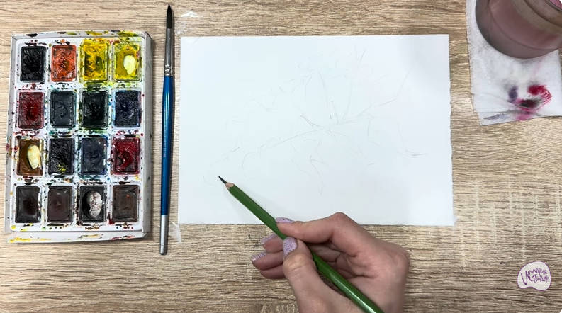 Рисуем Таволга