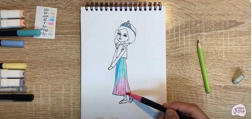 Рисуем Алёнка из "Царевны"