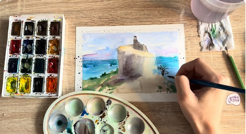 Рисуем Чобан-Кале