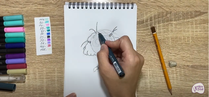 Рисуем Зависть из "Головоломки 2"