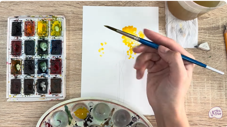 Рисуем Бессмертник