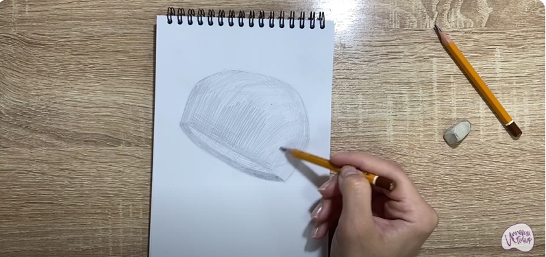 Рисуем Шапочка для бассейна
