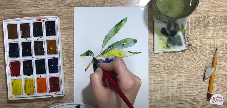 Рисуем Маслины