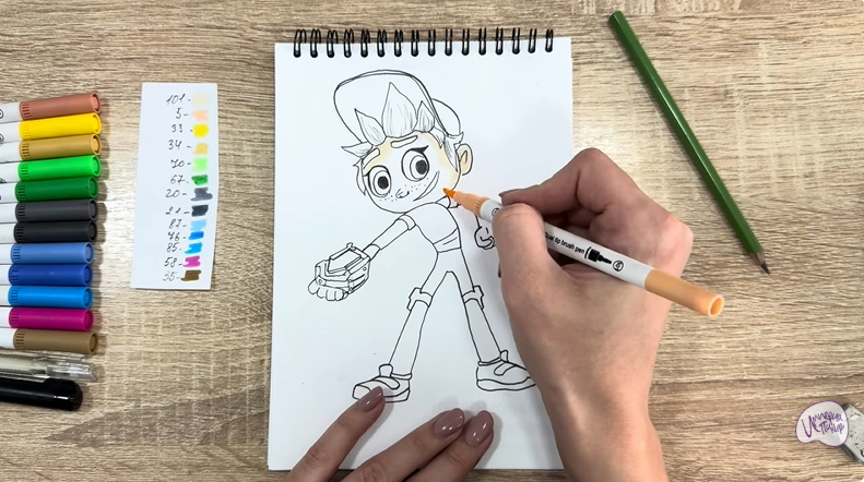 Рисуем Тимми из "Живой гараж"