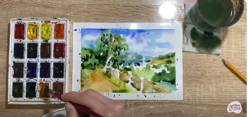 Рисуем Плёс