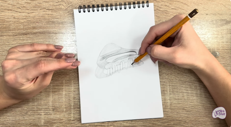 Рисуем Заколка-краб