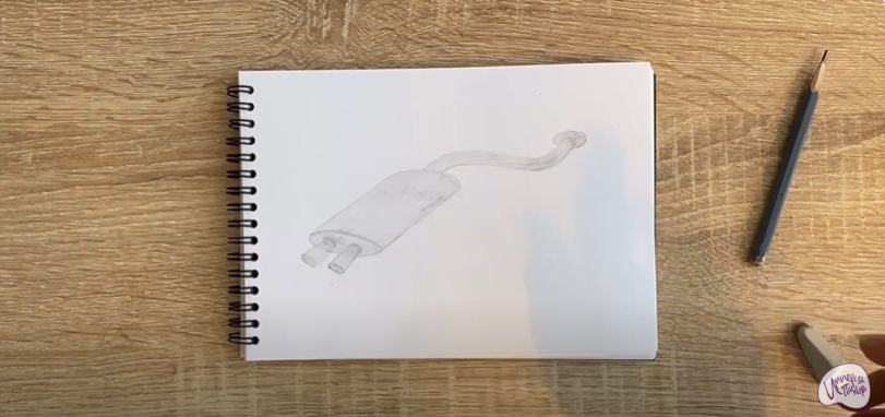 Рисуем Глушитель