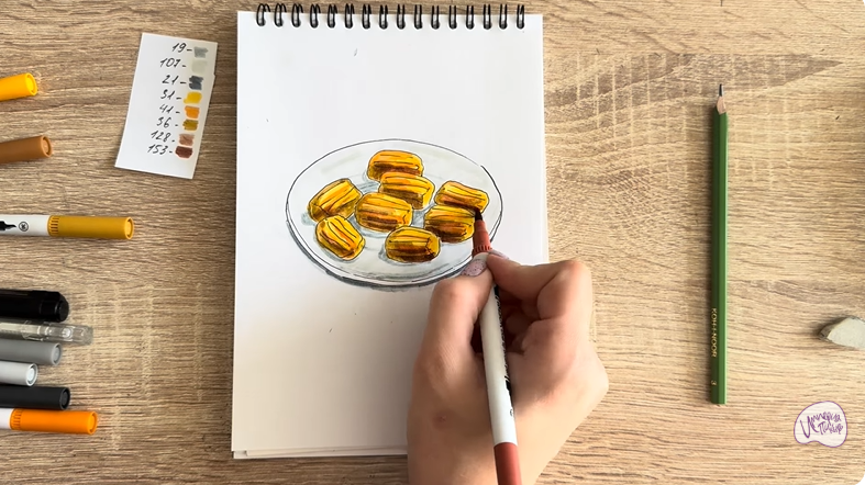 Рисуем Десерт "Тулумба"