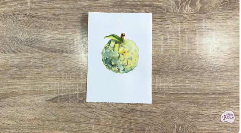 Рисуем Сахарное яблоко Рисуем Сахарное яблоко