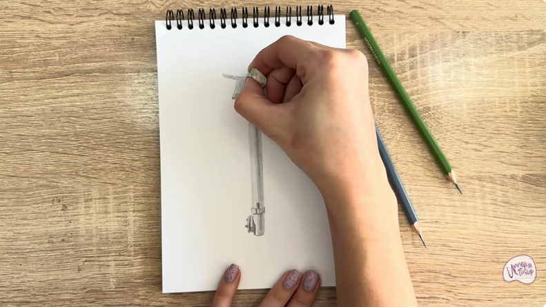 Рисуем Колонка водоразборная