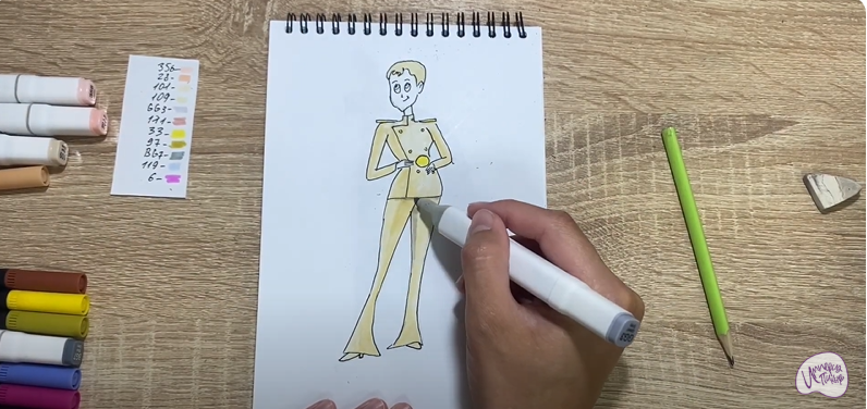 Рисуем Эрика Ван Хельсинг из "Монстры на каникулах"