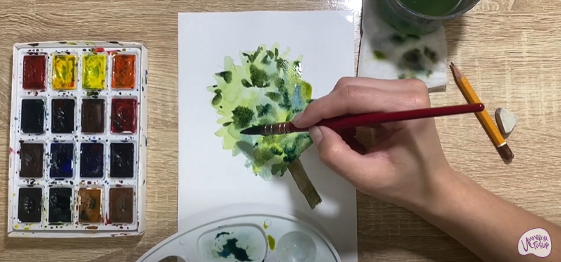 Рисуем Веник банный