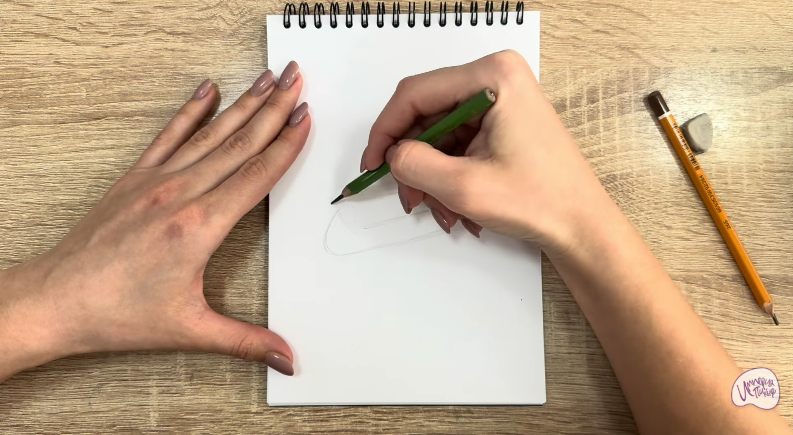 Рисуем Заколка-краб