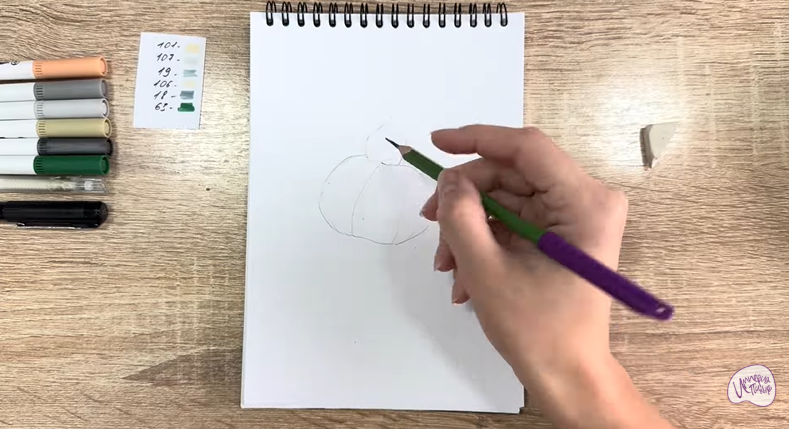 Рисуем Сыр Буратта