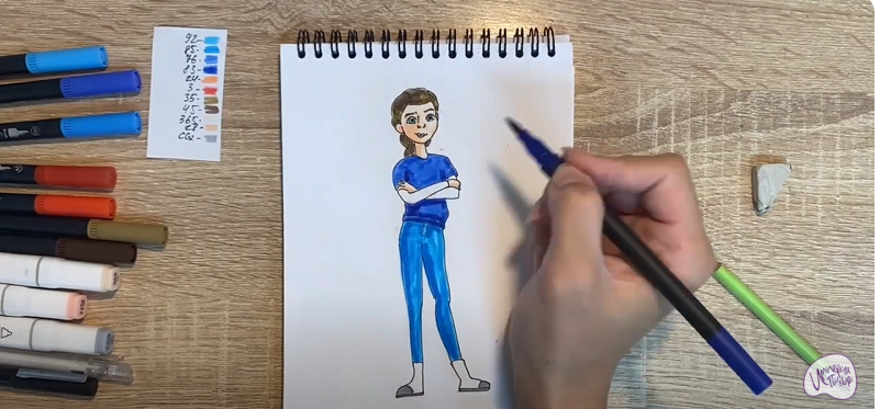 Рисуем Кристина из мультфильма "Финник"