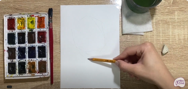 Рисуем Веник банный
