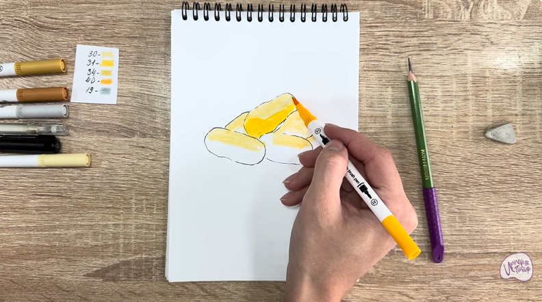 Рисуем Кукурузные палочки