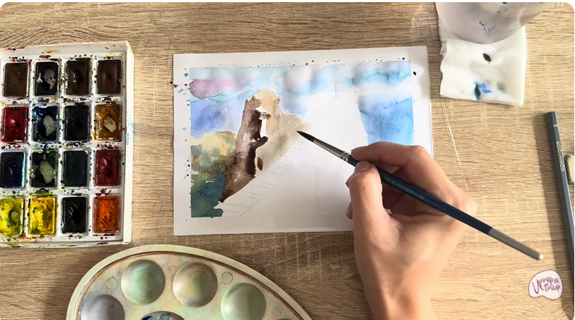 Рисуем Гора Ай-Петри