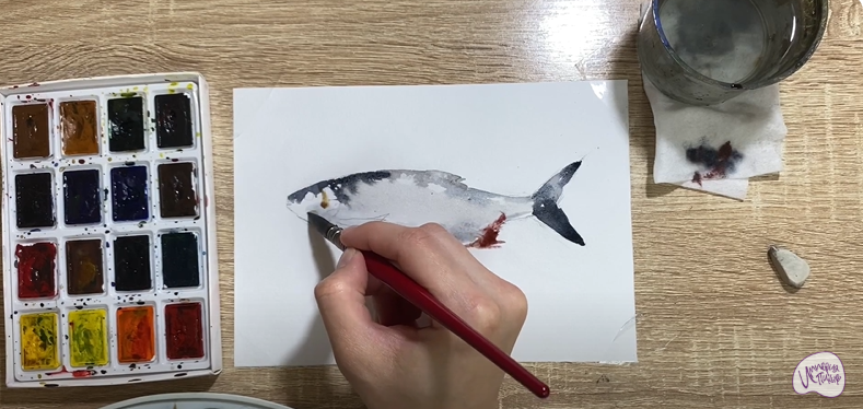 Рисуем Вобла