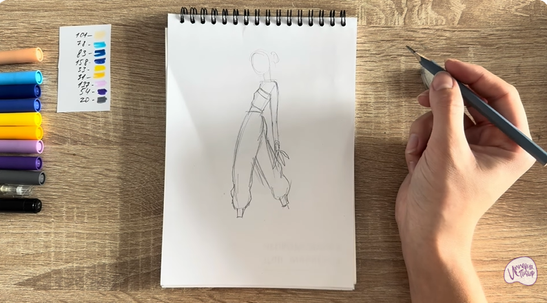 Рисуем Зои из "Кейпоп"