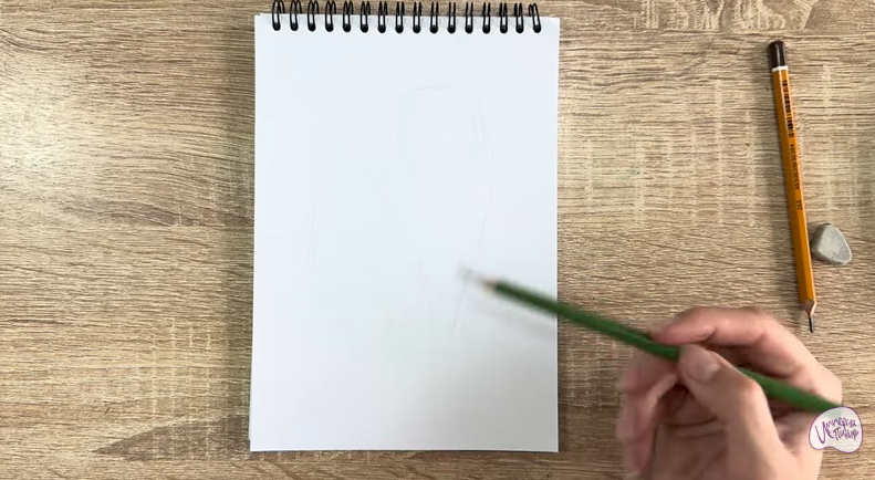 Рисуем Норвежский лесной кот