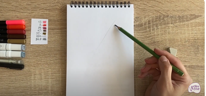 Рисуем Электрогитара