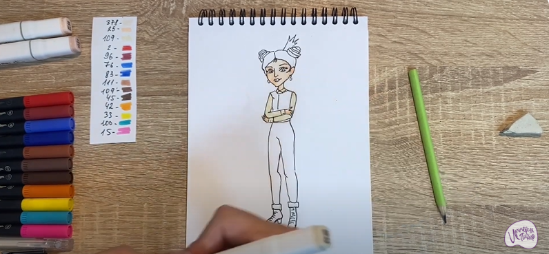 Рисуем Даша из "Царевны"