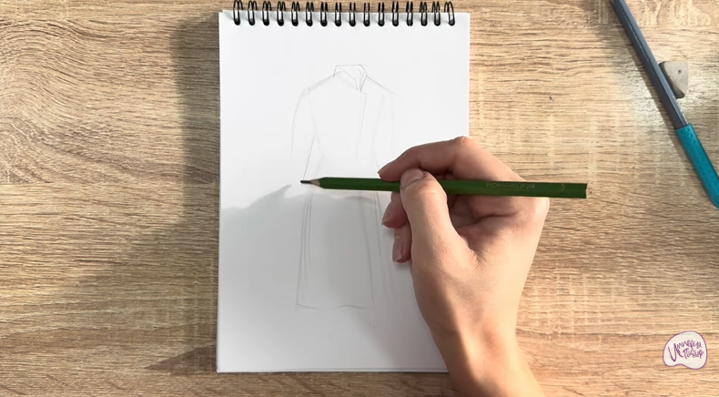 Рисуем Кафтан