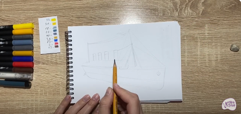 Рисуем Титаник