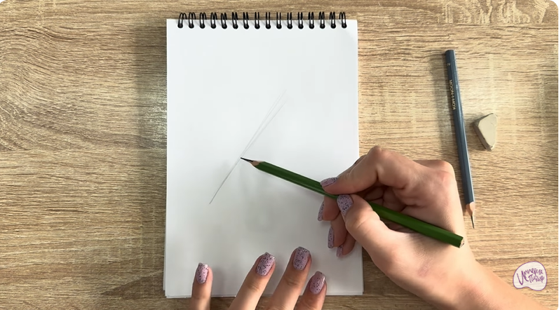 Рисуем Коклюшки для завивки