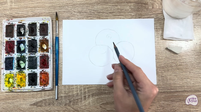 Рисуем Голубика