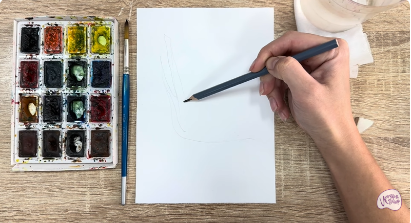 Рисуем Аир болотный