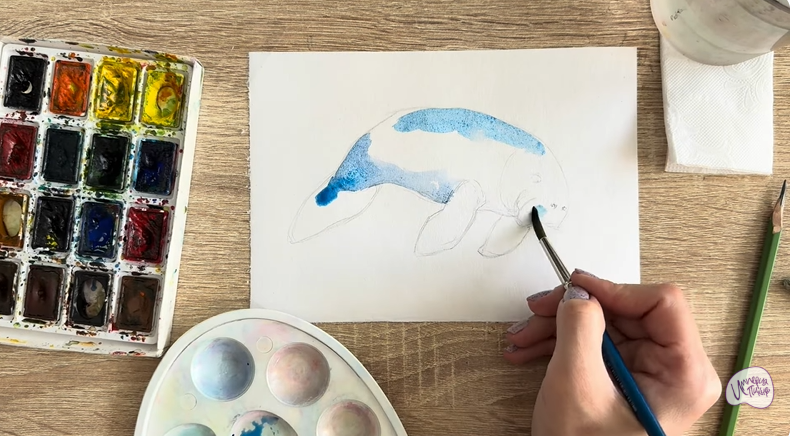 Рисуем Дюгонь