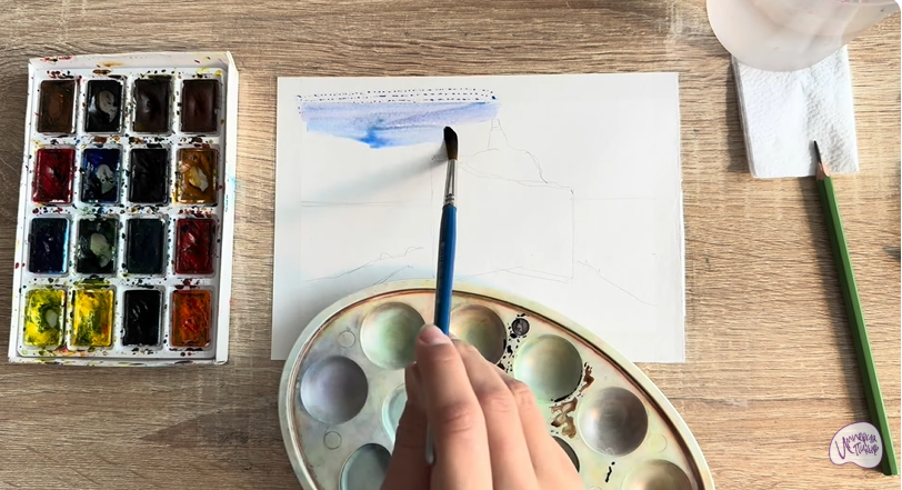 Рисуем Чобан-Кале