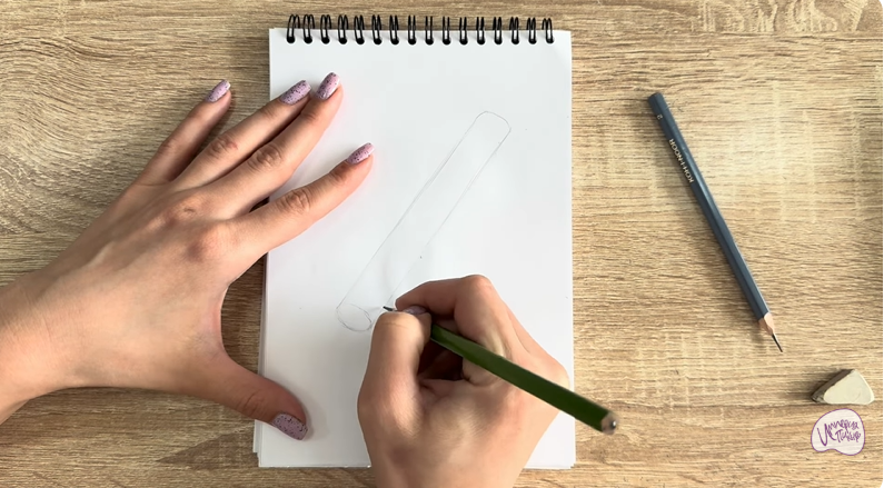 Рисуем Коклюшки для завивки