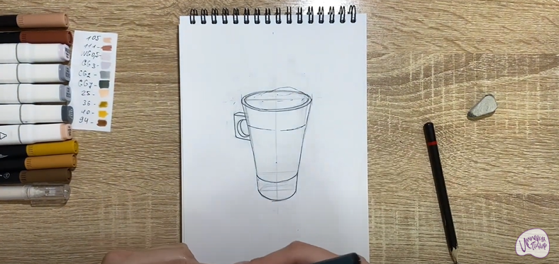 Рисуем Раф кофе