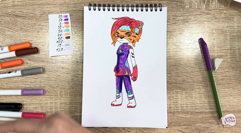 Рисуем Искра из "Джи-Джи Бонд"