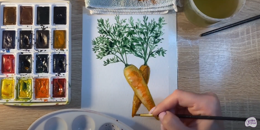Рисуем Морковь