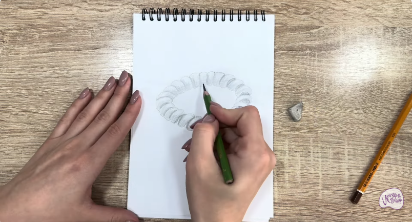 Рисуем Резинка-пружинка